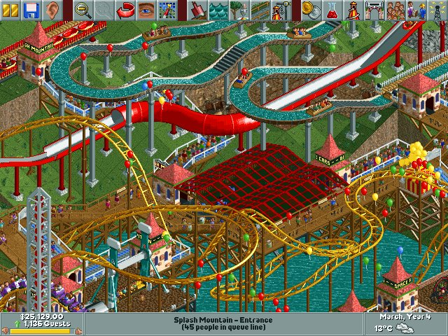 Rollercoaster Tycoon 45 Years - athomeever